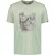 No Excess T-shirt crewneck melange chest prin mint