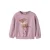 NAME IT MINI sweater met print – roze