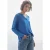 Street One Dames Blouse in effen kleur in Blauw