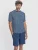 zd ZERO DEFECTS Pyjama kort ‘Short modal Kouros navy pyjamas set’  navy