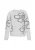 MYMO Oversized trui  lichtgrijs / zwart