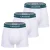LACOSTE Boxershorts  lichtgrijs / donkergroen / wit