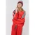 Lollys Laundry wide leg gestreepte broek – rood/groen