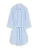TOM TAILOR Blousejurk  lichtblauw / wit