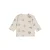 Feetje aansluitende longsleeve met print – crème