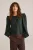 WE Fashion blousetop donkergroen