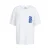 JJ REBEL regular T-shirt met backprint wit