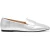 Steve Madden Monarc Flat Shoes Silver Crinkle