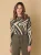 IVY BEAU Sisley Tops  Olive/Multi colour