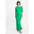 POM Amsterdam T-shirtjurk zomerjurk met glitter groen