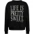 Jacqueline de Yong Jdynanna life l/s text sweat jrs di