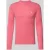 MCNEAL Slim fit gebreide pullover van pure wol met labelstitching