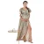 Damesjurk Goddiva Maternity Wrap Printed Chiffon
