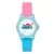 Cool Time Horloge  turquoise / hemelsblauw / lichtroze