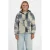 Kjelvik fleece outdoor jas met print – zand