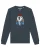Watapparel Sweatshirt ‘ Pinguin ‘  antraciet / gemengde kleuren