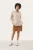 Overhemd met lang mouwen Oversize fit French Oak cream