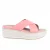 Women’s Fit Flop Eloise Espadrille Wedge Cross Slide Sandalen in Coral