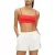 FILA Linfen Cropped Spaghetti Top True Red
