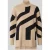 Apricot Gebreide pullover van viscosemix met opstaande kraag