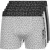 Crosshatch Heren Buzzard Boxershorts (Set van 5) (Grijze Mergel)