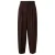 s.Oliver Curve barrel pantalon met plooien Plus Size – bruin