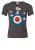 LOGOSHIRT Shirt ‘Snoopy’  blauw / grijs / rood / wit