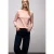 Street One Dames Gestreept shirt in Oranje