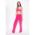 PINKO Porfiria Pantalone Neoprene Fluido Raspberry Red