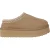 Jack Wills Suède plateauslippers voor dames (Zand)