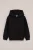 WE Fashion – Jongens hoodie met capuchon – Relaxed Fit – Zwart – Katoen –