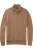OLYMP Casual Half-Zip Sweater caramel, Effen