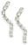 LOTT. gioielli Sieraad
Dames Snake Earring, Materiaal: Glas, Kleur: Goudkleurig