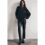 Mikuta The Black Sparkly Fluffy Knit Sweater
