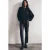 Mikuta The Black Sparkly Fluffy Knit Sweater