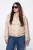 TRENDYOLMİLLA Dames Ecru Effen Oversized Grote maten Jassen