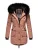 Navahoo Dames Winterjas Luluna-Princess – Warm, Stijlvol & Met Teddyvoering en Kunstbontkraag