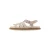 Vrouwen gevlochten leren sandalen COMMA