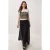 Hoge Taille Maxi Rok in Chiffon
