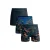Muchachomalo boxershorts met print – donkerblauw/blauw (set van 3)