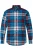 Men Plus Overhemd  navy / azuur / bordeaux / wit
