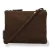 Fred de la Bretoniere suede crossbody tas Bregje donkerbruin