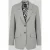 Marc Cain Regular fit lange blazer met contrasterende strepen