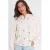 Cache Cache gebloemde blouse met ruches – ecru