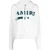 Amiri Leopard MA Bar-logo witte gebreide hoodie