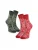 Crea Socks Sokken ‘Winter’  spar / rood / wit