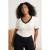 Trendyol Curve Dames Ecru Effen Kort Getailleerd Grote maten Blouses