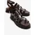 Pelsa Leren Multi Strap Sandaal