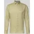 FYNCH-HATTON slim fit linnen overhemd met haaikraag