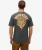 Biker Rock T-shirt met Losse Pasvorm en Grafische Print Zwart